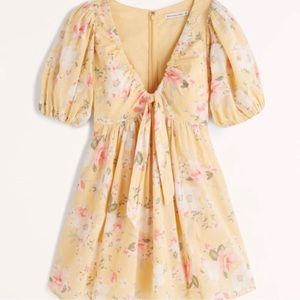 Yellow Floral Abercrombie Dress